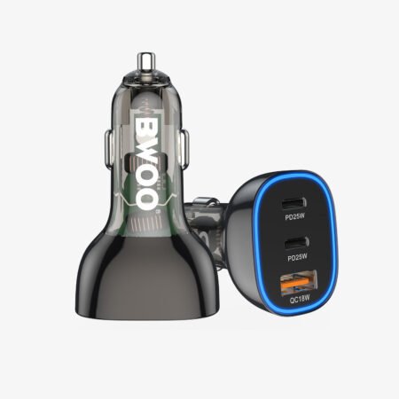 BO-CC96 PD 25W +QC 18W 3PORT CAR CHARGER